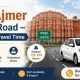 Jaipur to Ajmer Distance by Road