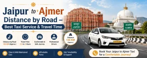 Jaipur to Ajmer Distance by Road