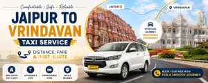 Jaipur to Vrindavan Taxi Service