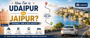 How Far is Udaipur from Jaipur