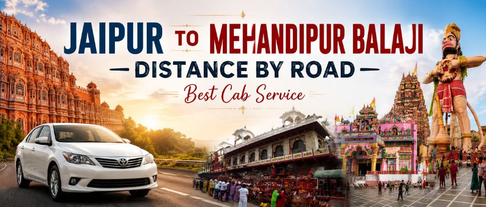 Jaipur to Mehandipur Balaji Distance