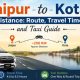 Jaipur to Kota with Rajasthan Taxi Rental